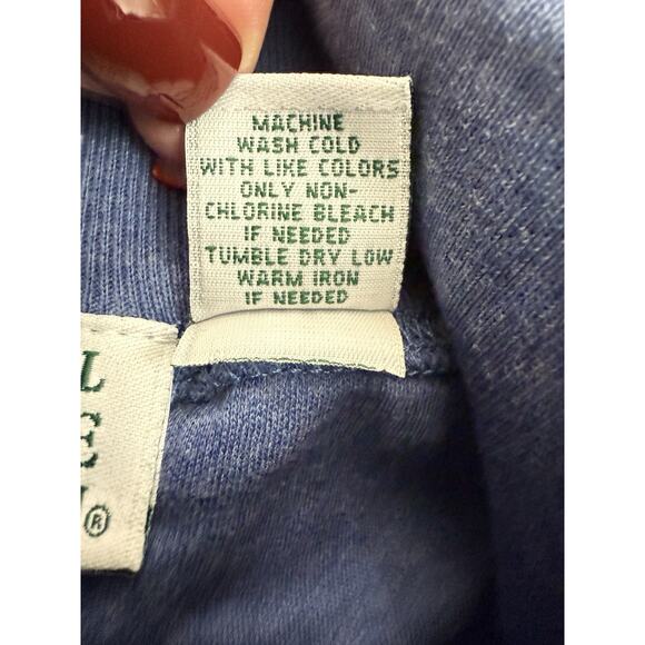 VTG National Wildlife Federation‎ Blue Turtleneck Duck Mens Large EUC - Picture 7 of 7